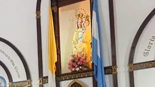 Robaron la corona de oro de la Rosa Mística de la parroquia Nuestra Señora de la Victoria