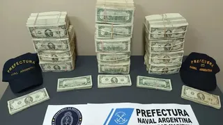 Realizaron dos allanamientos por un caso de explotación sexual y encontraron más de un millón de dólares detrás de las paredes