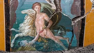 Descubren una colección de frescos intactos en las ruinas de Pompeya