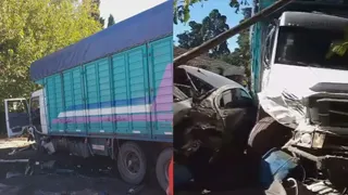 Un camión se cruzó de carril y chocó contra una parrilla: al menos un muerto