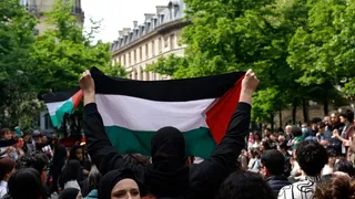Desalojaron La Sorbona por una protesta estudiantil contra la muerte de civiles en Gaza