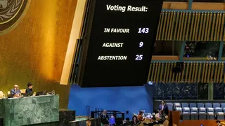 La Asamblea General de la ONU votó otorgar 'nuevos derechos y privilegios' a Palestina