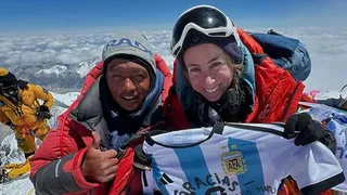 María Belén Silvestris, la persona más joven de Sudamérica en cumplir el Desafío de las Siete Cumbres